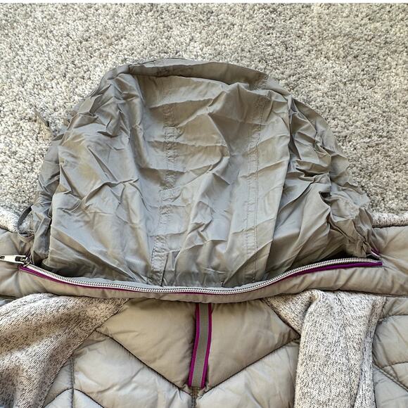 New Express EXP Core Performance Zip Jacket Women Large Puffer Quilted Fleece - Picture 12 of 13